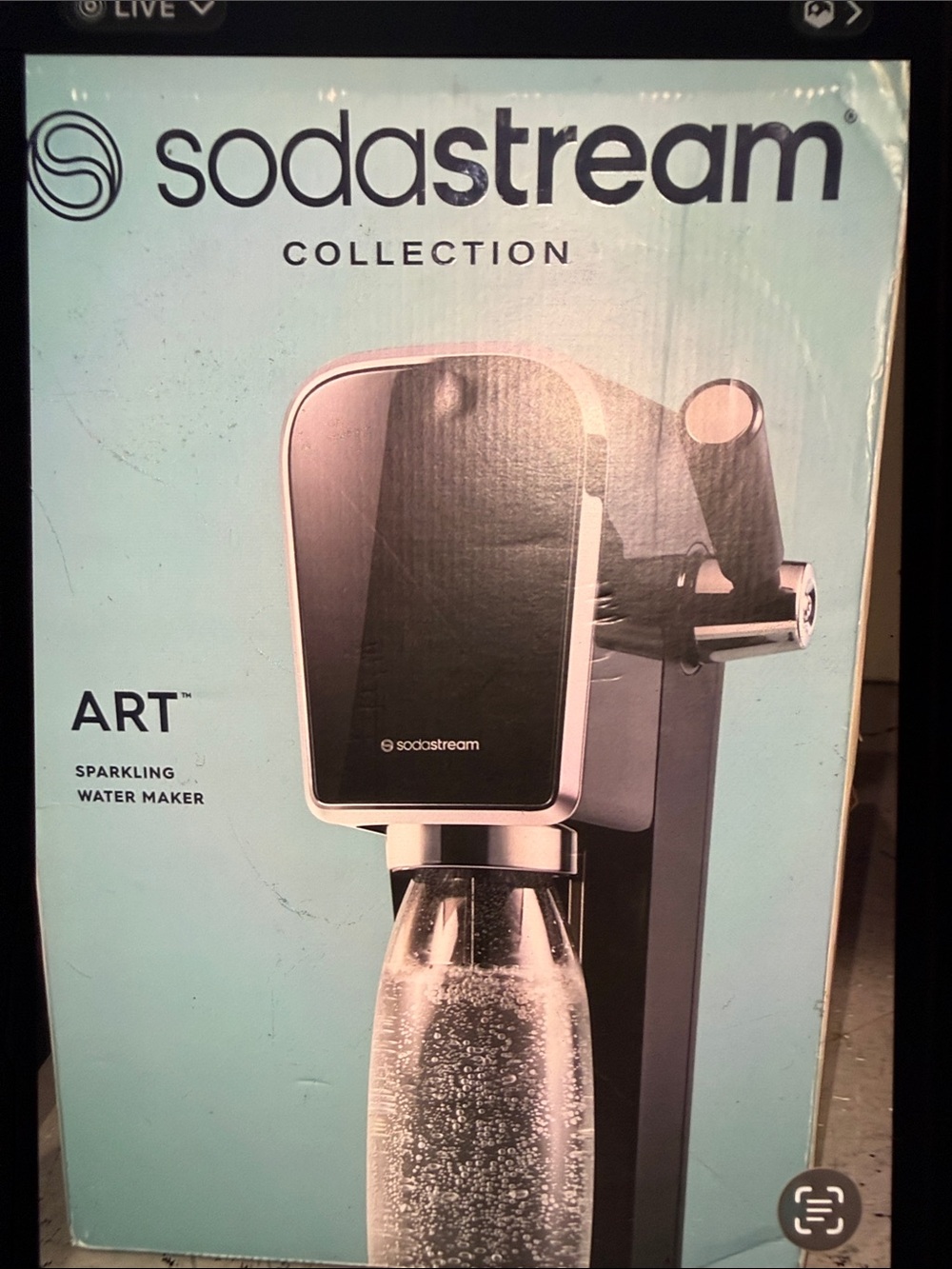 SodaStream ART Sparkling Water Maker - Black